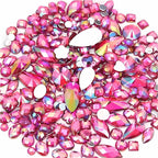 Mixed 1400pcs AB Colour Gems Jewels Flatback Rhinestones, Face Art Gem Jewel by Unknown