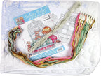 Tobin Bedtime Prayer Girl Quilt Stamped Cross Stitch Kit, 36 by 43-Inch - Image 3