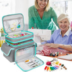 LEFOR·Z Small Sewing Supplies Organizer, Double-Layer Sewing Accessories - Image 8