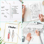 Ohuhu Fineliner Pens Micro Drawing Pens: 8-size Tips Waterproof Pigment Black - Image 8