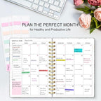 Undated Weekly and Monthly Planner – 12-Month To Do List Notebook Organizer - Image 5