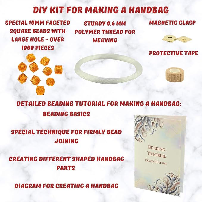 Arts and Crafts for Adults: Craft Supplies for Weaving Beaded Cute Things. DIY - Image 9