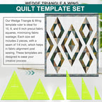 Kigley 3 Set Tall Triangle Rulers - Image 4