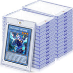 50ct Magnetic Card Holders Cases, 35pt Acrylic Baseball Hard Plastic Card Case by Homthy