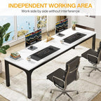 Tribesigns 78.7 Inches Extra Long Computer Desk 2 Person Desk, Double Long Desk - Image 6