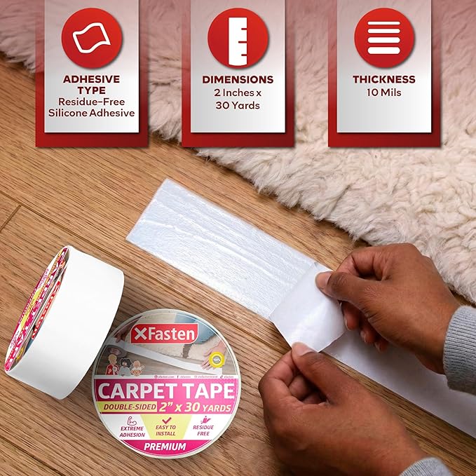 XFasten Double-Sided Carpet Tape - Image 4