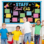 Staff Shout Outs Bulletin Board Decorations Colorful Back to School Bulletin - Image 7