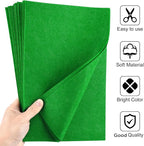 20 Pcs Green Felt Fabric Sheet 8" x 12" Assorted Color Felt Fabric Sheets - Image 3