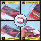 4 PCS PKMN Booster Box Acrylic Case, 5MM Acrylic Display Case, Dustproof and - Image 5