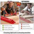 Stair Tread Template Tool with Triangular Brace and Edge Flip Stops | Stair - Image 3