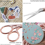 BIHRTC 3.6 Inch Embroidery Scissors Small Precision Embroidery Scissors - Image 7