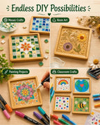Bamboo Coasters for Crafts, DIY resin projects, classroom crafts and handmade - Image 4