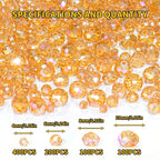 800Pcs 4/6/8/10mm Crystal Glass Beads - Image 2