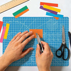A4 Cutting Mat, Small Self Healing Sewing Mat 12in x 9in Rotary Cutting Mat - Image 7