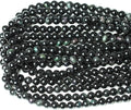 45PCS 8mm Natural Black Obsidian Gemstone Round Loose Beads Crystal Energy by CHEAVIAN