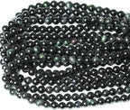 45PCS 8mm Natural Black Obsidian Gemstone Round Loose Beads Crystal Energy by CHEAVIAN