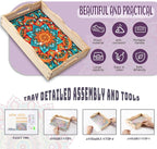 EWJRNSF Diamond Art Kits for Adults Wooden Serving Trays - Image 3