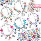 Acejoz 85 Pcs Charm Bracelet Making Kit, DIY Charm Bracelets Beads by ProfessionalDIYArtSupplier