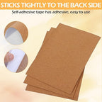 5 Pack Thin Cork Sheets 1mm Adhesive Cork Sticker Coasters 11.8x8.3in Thick - Image 3