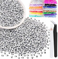 4000pcs 4mm Resin Rhinestones Bulk by BELLEBOOST