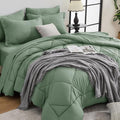 HEVUMYI Sage Green Full Comforter Set by HEVUMYI