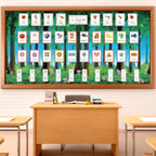 Forest Bulletin Board Roll Non-Woven Fabric Poster 16in X 20ft | Back to School - Image 4