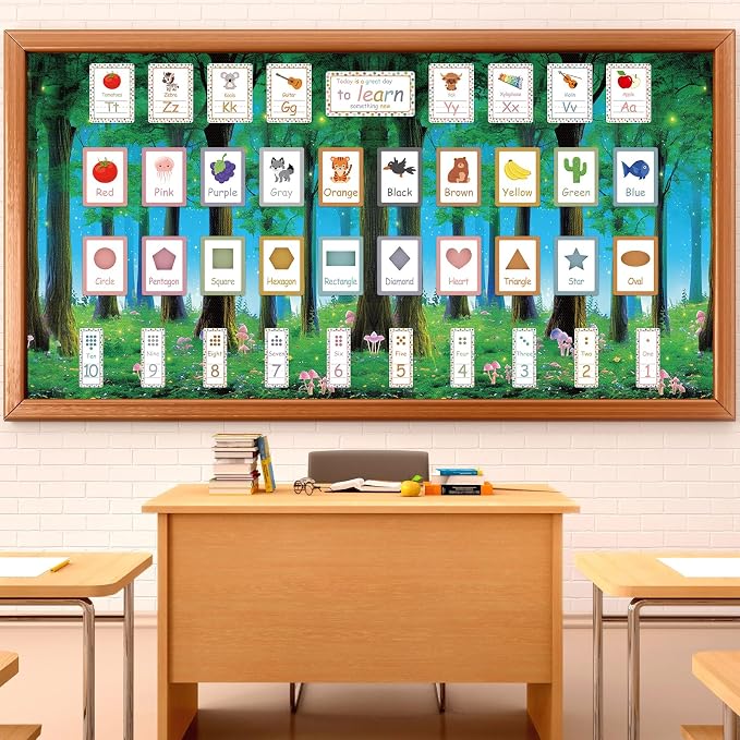 Forest Bulletin Board Roll Non-Woven Fabric Poster 16in X 20ft | Back to School - Image 4
