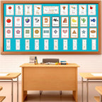 Qyeahkj 17.7in x 20ft Bulletin Board Paper Roll Bulletin Board Background Paper - Image 3