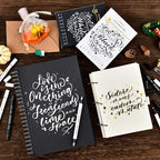 Dual Tip Black Acrylic Calligraphy Pens, 10 Size Calligraphy markes - Image 7