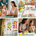 WaldyWop Crochet Kit for Beginners: 3 PCS Hanging Potted Crochet Plants Kits - Image 6