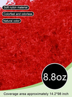 8.8oz Red Fake Moss Artificial Faux Plant Floral Moss - Image 2