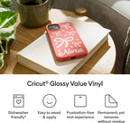Cricut® Value Permanent Vinyl, Glossy Black - Image 3