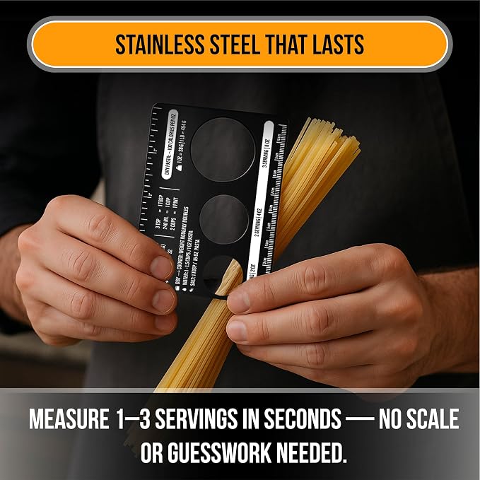 Pasta Measurer Tool – Stainless Steel Kitchen Gadget - Image 6