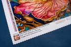 DIAMOND ART CLUB Whispers in Coral & Gold Diamond Painting Kit, Fun DIY Crafts - Image 6