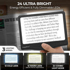 MAGNIPROS Patented 5X Large LED Page Magnifier - Image 6