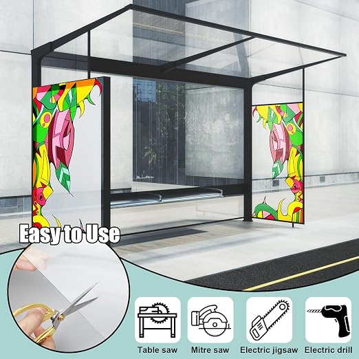 Beeveer Polycarbonate Clear Plastic Sheet 1 Pcs 60" x 144" Flexible Sheet Panels - Image 6
