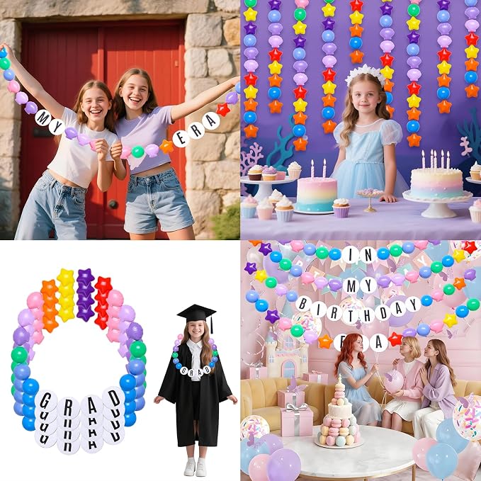 137 Pcs Friendship Bracelet Garland DIY Birthday Heopeis Friendship Banner Kit - Image 5