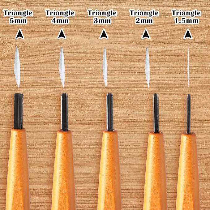 WILLBOND 5 Pcs Linocut Carving Tools Set - Image 3