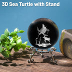 3D Sea Turtle Crystal Ball - Image 3