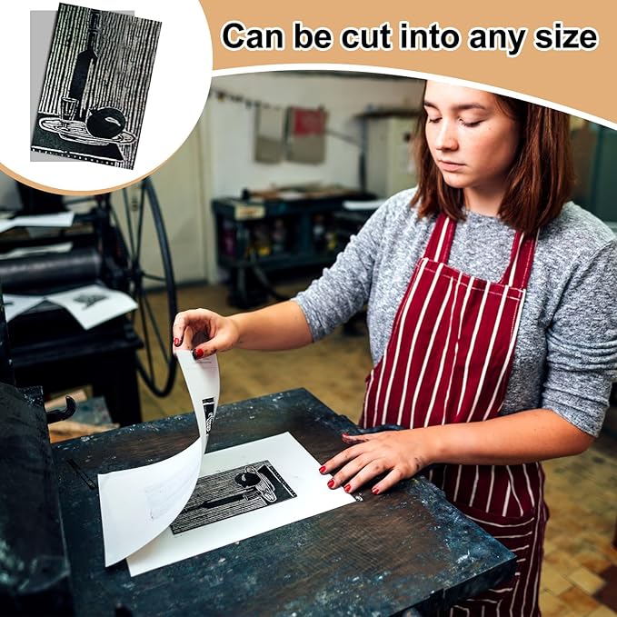 Yeaqee 2 Pcs 8 x 10 Inch Linoleum Block - Image 5