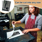 Yeaqee 4 Pcs 8 x 10 Inch Linoleum Block Rubber Carving Block Soft Linocut - Image 5
