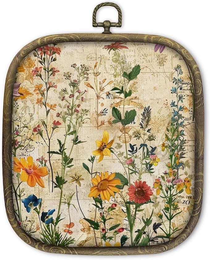 KSDUT Boho Flower Floral Wall Decor Art by KSDUT