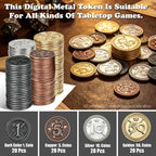 Metal Coin Set with Leather Organizer - Image 7