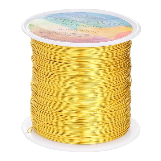 328 Feet Tarnish Resistant Copper Wires 26 Gauge/0.4mm Long Lasting Plated by CREATZONE