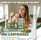 WUO Acrylic Paint Markers, 60 Colors Water-Based No-Bleed Paint Pens - Image 4