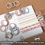Mr. Pen- Washi Tape Set, 21 Rolls, 5 Yards/Roll | Washi Tape - Image 5
