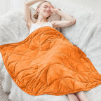 Weighted Lap Blanket 7 lbs for Adults, Luxury Soft Small Weighted Blanket - Image 8