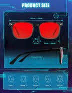 TIJN Sleep Glasses with Blue Green Light Blocking, Screen Fatigue & UV - Image 7