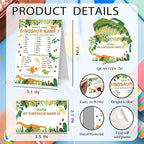 What's Your Dinosaur Name Game Cards, Birthday Game Supplies, 1 Dinosaur Name - Image 2