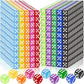 500 Pieces Colored Dice Bulk Set 14 MM 6 Sided Standard Dices by Beieverluck
